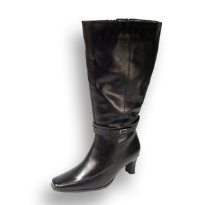 👢 Peerage Brook Women Wide Width Leather Knee High Boots for All Occasions 👢